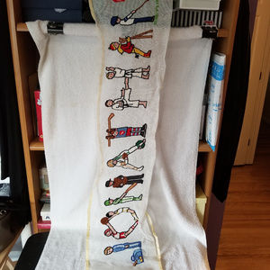 PRE-WORKED "Jonathan" Needlepoint